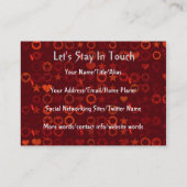 Carte De Visite Serpent et pentagone étoilé (Dos)