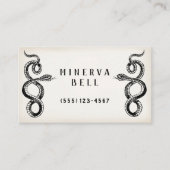 Carte De Visite Serpents jumeaux (Devant)