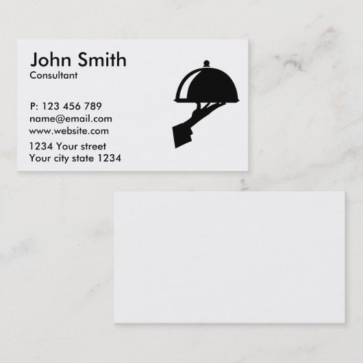 Carte De Visite Serveur de serveur (Devant / Derrière)