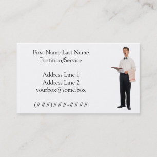 Carte De Visite Serveur paresseux