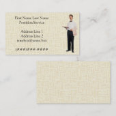 Carte De Visite Serveur paresseux (Devant / Derrière)
