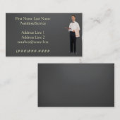 Carte De Visite Serveur paresseux (Devant / Derrière)