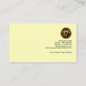 Carte De Visite Service Abstrait de taxi pour signalisation des fe (Dos)