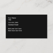 Carte De Visite Service animal de compagnie moderne Chien Chat Car (Dos)