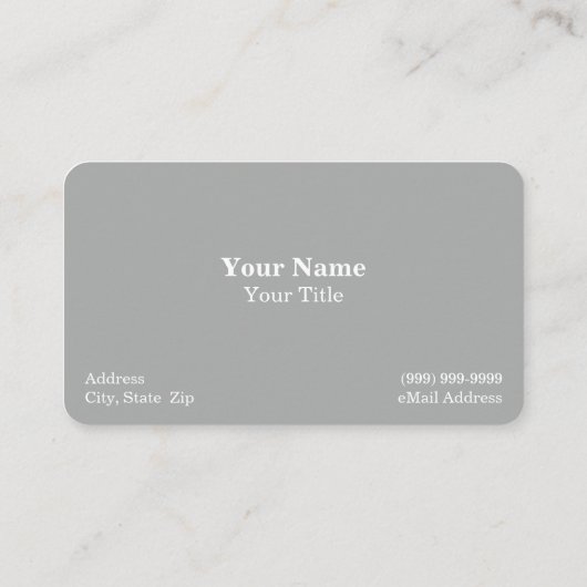 Carte De Visite Service Auto (Dos)