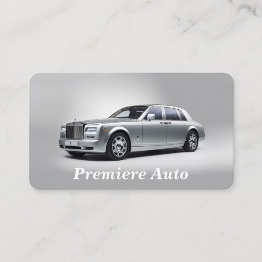 Carte De Visite Service Auto (Devant)