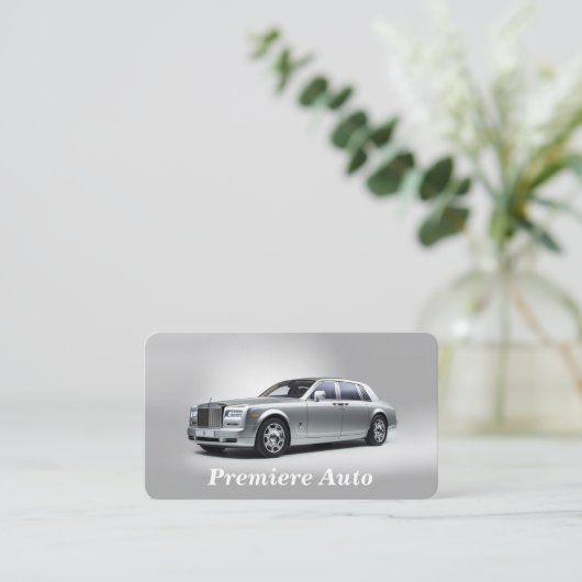 Carte De Visite Service Auto (Debout devant)