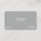 Carte De Visite Service Auto (Dos)