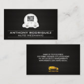 Carte De Visite Service Auto | Logo de réparation (Devant / Derrière)