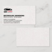 Carte De Visite Service Auto | Logo de voiture | Mécanique (Devant / Derrière)