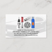 Carte De Visite Service automobile et pièces après-vente | Mécaniq (Dos)