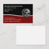 Carte De Visite Service Automobile Moderne Avec Logo Templ (Devant / Derrière)