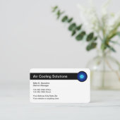 Carte De Visite Service Businesscards de climatisation (Debout devant)