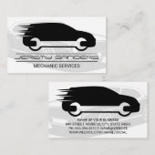 Carte De Visite Service Car | Auto | Logo mécanique (Devant / Derrière)