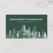 Carte De Visite Service d'ajustement de coupe d'arbre professionne (Devant)