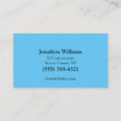 Carte De Visite Service d'ajustement de l'arbre professionnel bleu (Dos)