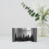 Carte De Visite Service d'ajustement de l'arbre professionnel Fore (Debout devant)