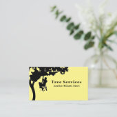 Carte De Visite Service d'ajustement de l'arbre professionnel Jaun (Debout devant)