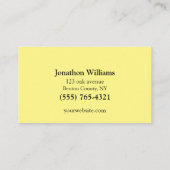 Carte De Visite Service d'ajustement de l'arbre professionnel Jaun (Dos)