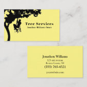 Carte De Visite Service d'ajustement de l'arbre professionnel Jaun (Devant / Derrière)