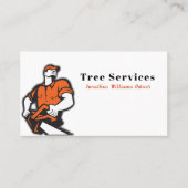 Carte De Visite Service d'ajustement de l'arbre professionnel Powe (Devant)