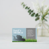 Carte De Visite Service d'aménagement paysager et d'entretien de l (Debout devant)