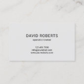 Carte De Visite Service d'aménagement paysager et d'entretien de l (Dos)