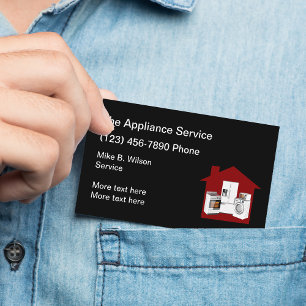 Carte De Visite Service d'appareil cool