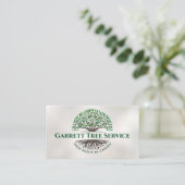 Carte De Visite Service d'arboriste professionnel (Debout devant)