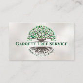 Carte De Visite Service d'arboriste professionnel (Devant)