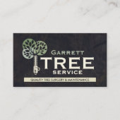Carte De Visite Service d'arboriste professionnel (Devant)