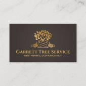 Carte De Visite Service d'arboriste professionnel (Devant)