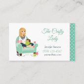 Carte De Visite Service d'artisanat de Crochet (Devant)