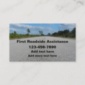 Carte De Visite Service d'assistance routière (Devant)