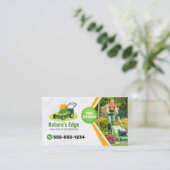 Carte De Visite Service d'atterrissage professionnel pour l'entret (Debout devant)