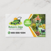 Carte De Visite Service d'atterrissage professionnel pour l'entret (Devant)