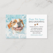 Carte De Visite Service de baignade pour animaux de compagnie (Devant)