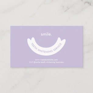 Carte De Visite Service de Blanchiment des Dents au Lilas Soins Bu