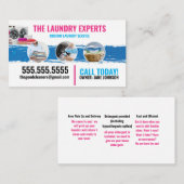Carte De Visite Service de blanchisserie (Devant / Derrière)