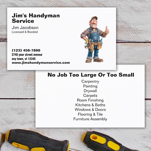 Carte De Visite Service de bricolage