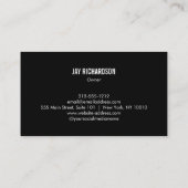 Carte De Visite Service de broyage de souches (Dos)