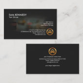 Carte De Visite Service de cabine de taxi - Affichage du tableau d (Devant / Derrière)