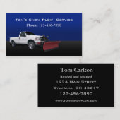 Carte De Visite Service de camion à neige (Devant / Derrière)