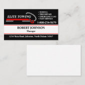 Carte De Visite Service de camion professionnel (Devant / Derrière)