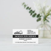 Carte De Visite Service de camion professionnel (Debout devant)