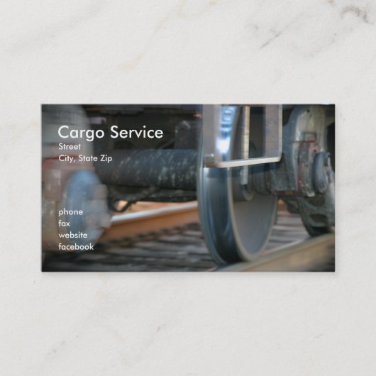 Carte De Visite Service de cargaison (Devant)