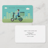 Carte De Visite Service de chauffeur de livraison de marchandises (Devant / Derrière)