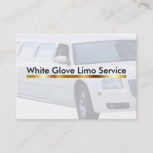 Carte De Visite Service de Chauffeur ou de Limousine Classe