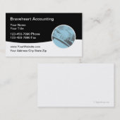 Carte De Visite Service de comptabilité contemporaine (Devant / Derrière)