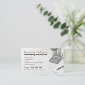 Carte De Visite Service de comptabilité et de préparation de décla (Debout devant)